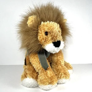 Mary Meyer Lil’ Leroy Lion Plush 10” Stuffed Animal Green Ribbon Soft - Picture 1 of 11