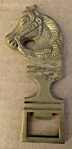 Vintage Messing Pferdekopf Flaschenöffner - Bild 1 von 3