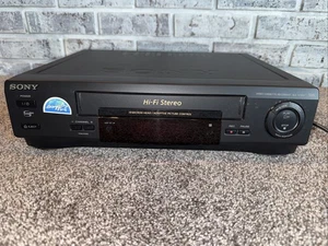 Sony SLV-679HF VCR VHS Player Recorder Hi-Fi Stereo No Remote Tested Works - Picture 1 of 7