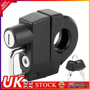 Universal Motorcycle Helmet Lock AntiTheft With Keys Riding Accessory For 0.9in - Picture 1 of 12