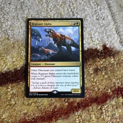 Regisaur Alpha NM Ixalan Magic The Gathering MTG FREE SHIPPING - Image 1 of 2