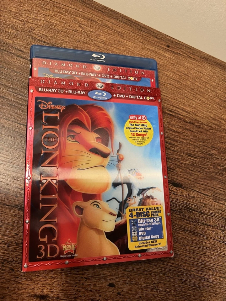 The Lion King Diamond Edition Blu-ray 3D + Blu-ray + DVD + Digital Copy Target - Image 1 of 4