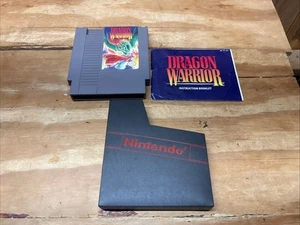 NINTENDO NES DRAGON WARRIOR VIDEO GAME Tested Fast Shipping - Picture 1 of 12