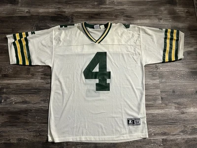 Camiseta De Colección Brett Favre NFL Green Bay Packers Starter Para Hombres XL DESCOLORIDA Foto 1 de 4
