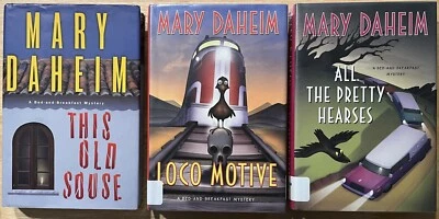 Lot of 3 Mary Daheim: This Old Souse ~ Loco Motive ~ All Pretty Hearses ~1st EDs - Image 1 of 2