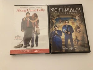 Along Came Polly ( Sealed) and Night at the Museum (opened)) dvd Ben Stiller lot - Picture 1 of 5