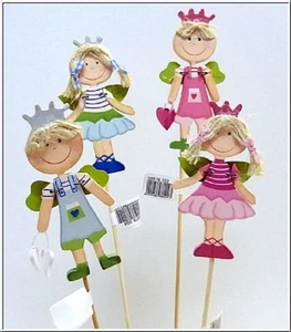 12 x Dekostecker Kinder Holz  Restposten Sonderposten - Bild 1 von 1