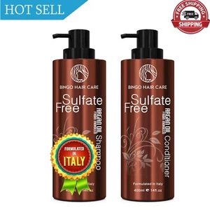 Moroccan Argan Oil Shampoo and Conditioner Set - Sulfate Free, Anti Frizz Hyd... - Picture 1 of 8