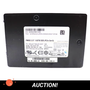 3x Samsung 1.92TB SSD NVMe 2000 MB/s 2.5" MZQLB1T9HAJR-00007 Solid State Drive - Afbeelding 1 van 4