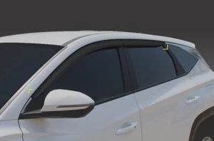 Smoke Black Rain Guards 4p for 2022 2023 2024 Hyundai All New Tucson - Picture 1 of 10