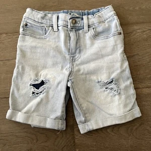 Art Class Boys Distressed Denim Shorts Size 7 - Picture 1 of 4