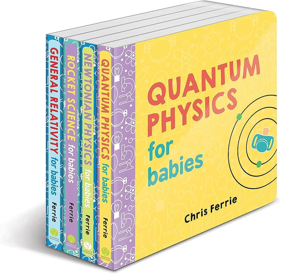 4 Baby University Four Science Board Book Set for Babies Chris Ferrie