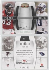 2008 Donruss Gridiron Gear Player Timeline Silver /250 Alge Crumpler #PT-8