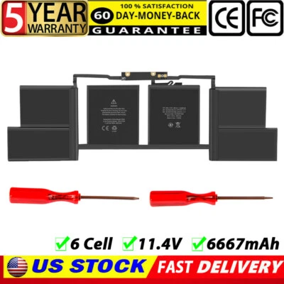 Batería A1820 A1707 para Apple MacBook Pro 15"" finales de 2016 mediados de 2017 EMC 3072 Foto 1 de 4