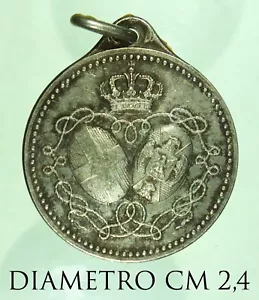 MATRIMONIO VITTORIO EMANUELE III ITALIA ELENA DEL MONTENEGRO MEDAGLIA 1896 - Foto 1 di 2