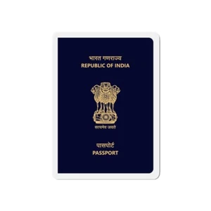 Pasaporte indio - imán troquelado - Imagen 1 de 16