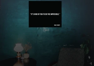 It’s fun to do impossible Canvas Print PreStretched motivation Quote walt disney - Picture 1 of 1