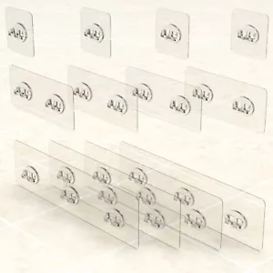 Adhesive For Shower Caddy Adhesive Hooks For Shower Adhesive Wall Mount Self Adh - Picture 1 of 9
