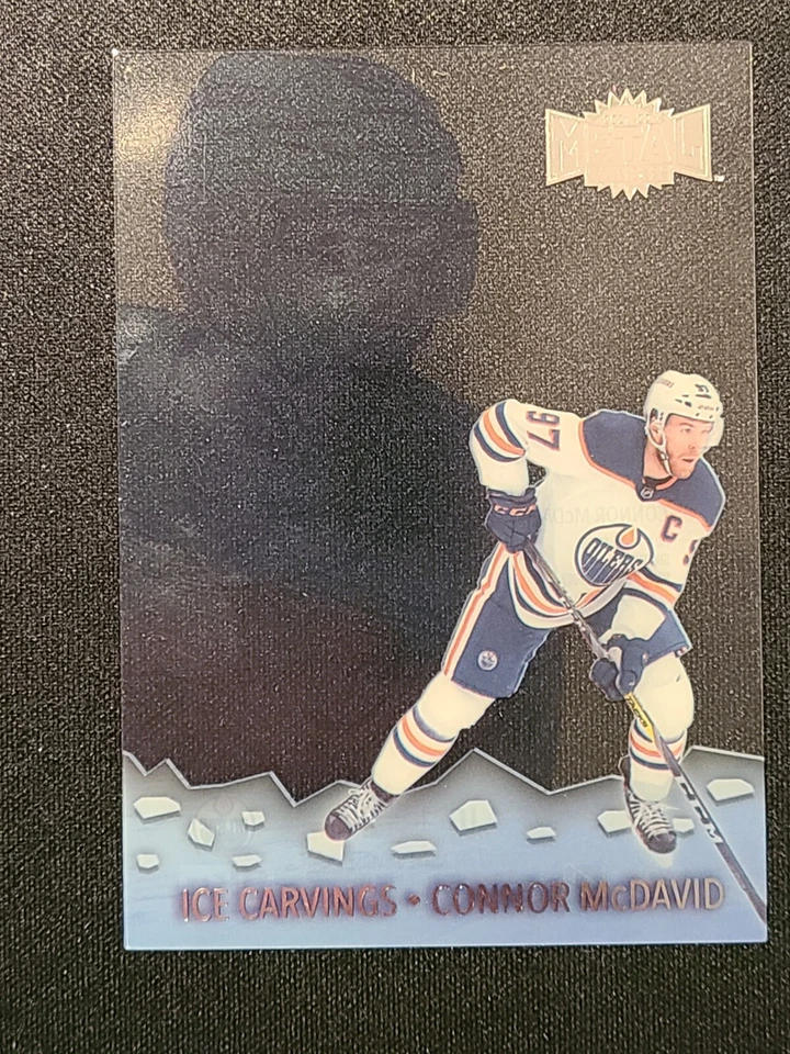 2021-22 Skybox Metal Universe Ice Carvings #IC-1 Connor McDavid Edmonton Oilers - Image 1 of 1