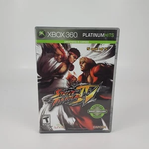 Street Fighter IV Platinum Hits Microsoft Xbox 360, 2009 Clean Disc - Picture 1 of 5