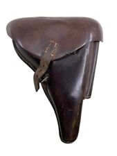 WW2 German Leather P08 Holster Dresden 1937 Dated