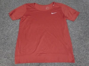 Nike Womens Shirt Medium peach dry-fit stretch active - Picture 1 of 16