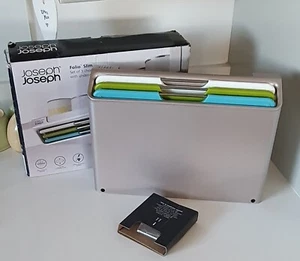 Joseph Joseph - Folio Slim Chopping Boards Under Shelf Storage Case Set of 3 - Picture 1 of 6