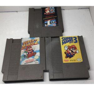 NES set super mario bros 1 2 3 authentic untested estate find