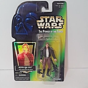 Star Wars Power of the Force Bespin Han Solo Actionfigur Kenner 1997 Hasbro - Bild 1 von 10