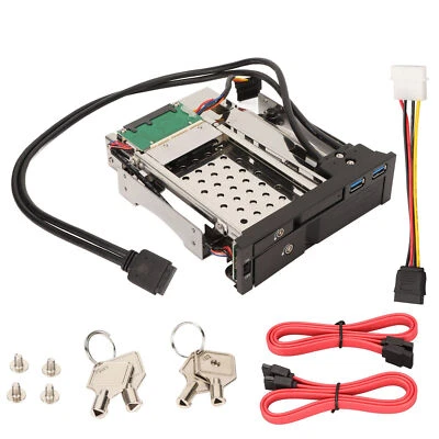 3.5in Internal Hard Drive Tray 2.5/3.5in Dual USB3.0 Up To 6Gbps Hot Swap - Image 1 of 4