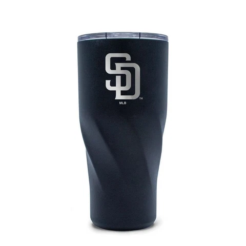 San Diego Padres 20oz Morgan Stainless Steel Tumbler [NEW] MLB Cup Travel Mug Cover