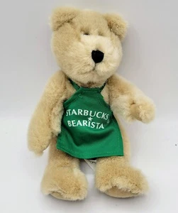 Vintage First Edition 1997 Starbucks Bearista Plüschbär grüne Schürze - Bild 1 von 9