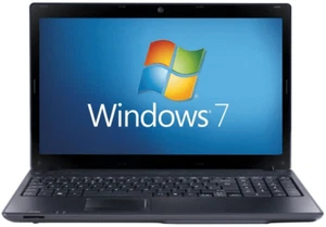 Computadora portátil portátil PC con Windows 7 PRO doble núcleo, 4 GB de RAM, 250 GB HD DVD/CD - Imagen 1 de 2