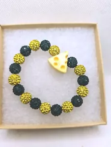 Cheese Head Packers Green And Gold Bracelet - Picture 1 of 5