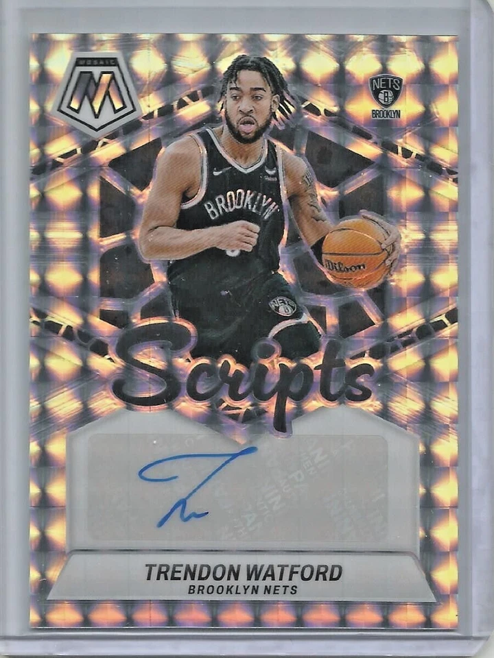 Trendon Watford 2023/24 Panini Mosaic Autograph - Image 1 of 1