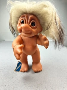 Vtg 1977 Thomas Dam 14" Troll Doll Grandma Adopt a Norfin with Tag Style #7001 - Picture 1 of 8