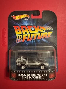 2018 Hot Wheels Back To The Future TIME MACHINE 2 Delorean Retro Entertainment - Picture 1 of 5