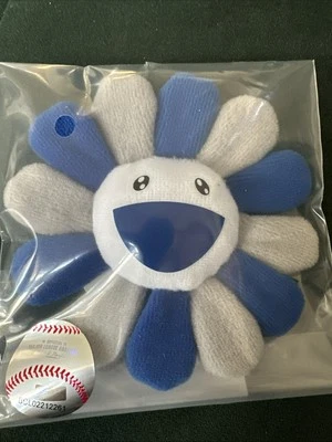 Takashi Murakami + MLB World Tour Tokyo Series 2025 Dodgers Flower Keychain NWT - Image 1 of 2