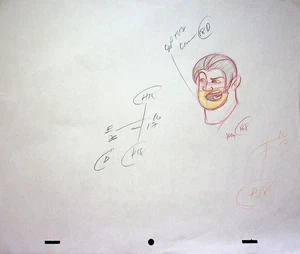 Kim Possible 2002 Production Hand-Drawn Animation Pencil Disney Television - Bild 1 von 2