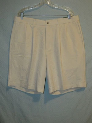 Pantalones Cortos de Golf Dockers Premium Baja Plisados 38 (real) 9" Entrepierna Calce Relajado Nuevos con Etiquetas Foto 1 de 4