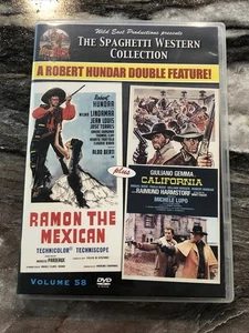 California Ramon The Mexican Wild East Spaghetti DVD Double Feature Like New - Picture 1 of 7