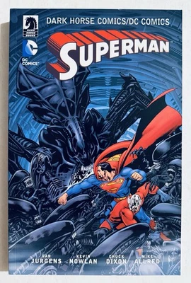 DARK HORSE DC COMICS SUPERMAN TPB ALIENS RARO FUERA DE SERVICIO DIFÍCIL DE ENCONTRAR TIRADA DE IMPRESIÓN BAJA Foto 1 de 4