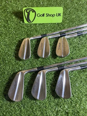 TITLEIST 714 MB IRONS 4-9 IRON DYNAMIC GOLD AMT S300 STIFF FLEX - Image 1 of 4