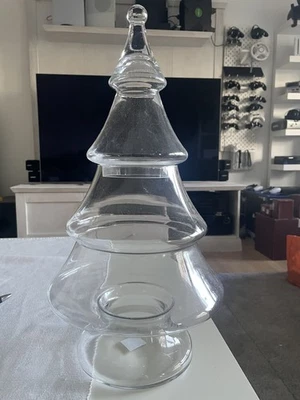 Villeroy & Boch Christmas Eve Glas Baumdose L – Glass Tree Jar  – 28 cm 🎄 - Bild 1 von 3