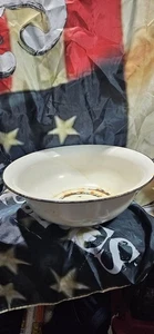 Cuenco grande vintage de metal esmaltado - Imagen 1 de 1