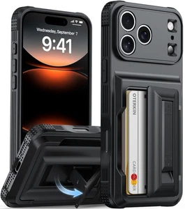 Oterkin for iPhone 17 Pro Max Wallet Case [4-5 Card Holder] [Kickstand] [Full... - Picture 1 of 7