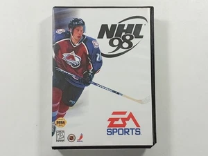 NHL 98 SEGA GENESIS NTSC-USA (KOMPLETT - INSGESAMT GUTER ZUSTAND) - Bild 1 von 8