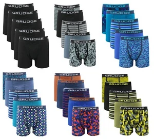 GRUDGE Herren Boxershorts (5er Pack) Unterwäsche Geschenkset bequem Stretch Slip - Bild 1 von 33