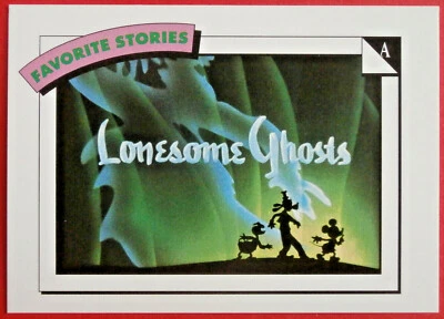 Disney COLLECTOR CARDS - Card #070 - LONESOME GHOSTS / ON THE RUN - IMPEL 1991 - Image 1 of 2