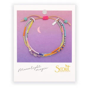 Bracciale Corda di Perline Media Mista | Protezione/Ametista/Argento - Foto 1 di 7